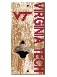 Virginia Tech Hokies Distressed Bottle Opener