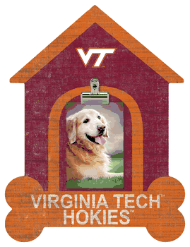 Virginia Tech Hokies Dog Bone House Clip Frame