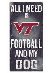Virginia Tech Hokies Football and My Dog Sign