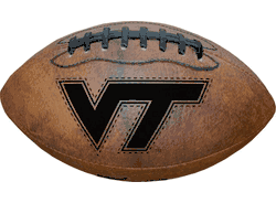 Virginia Tech Hokies Football Vintage Throwback 9 Inches