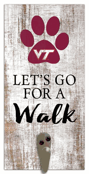 Virginia Tech Hokies Leash Holder 6x12 Sign