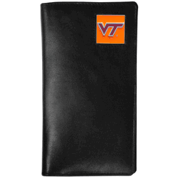 Virginia Tech Hokies Leather Tall Wallet