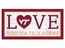 Virginia Tech Hokies Love 6x12 Sign