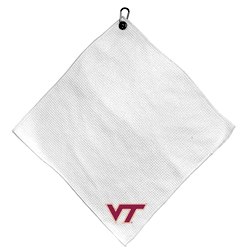 Virginia Tech Hokies Microfiber Small Towel - 15" x 15" (White)