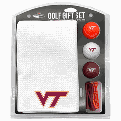 Virginia Tech Hokies Microfiber Towel Gift Set - 16 x 40 (White)