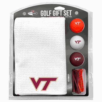 Virginia Tech Hokies Microfiber Towel Gift Set - 16 x 40 (White)
