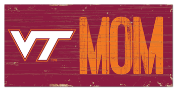 Virginia Tech Hokies MOM Sign