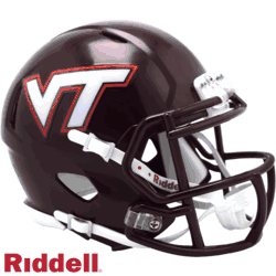 Virginia Tech Hokies NCAA Mini Speed Football Helmet Maroon 2024