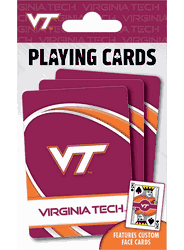Virginia Tech Hokies NCAA Playing Cards
