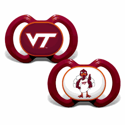 Virginia Tech Hokies Pacifier 2-Pack