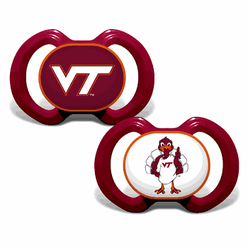 Virginia Tech Hokies Pacifier 2-Pack