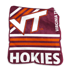 Virginia Tech Hokies Raschel Throw