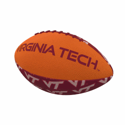 Virginia Tech Hokies Repeating Mini-Size Rubber Football