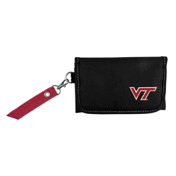 Virginia Tech Hokies Ribbon Organizer Wallet Dark Red