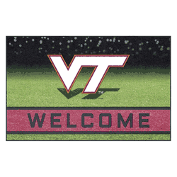 Virginia Tech Hokies Rubber Door Mat - 18in. x 30in.