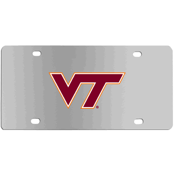 Virginia Tech Hokies Steel License Plate Wall Plaque