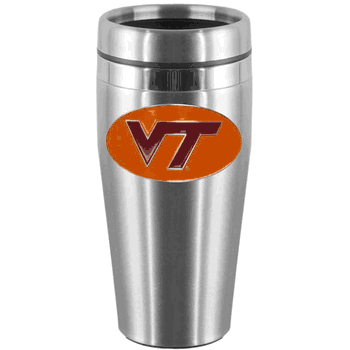 Virginia Tech Hokies Steel Travel Mug