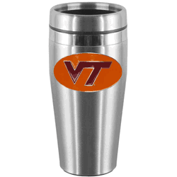 Virginia Tech Hokies Steel Travel Mug