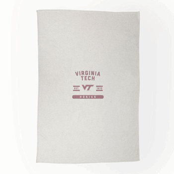 Virginia Tech Hokies Sublimated Sweatshirt Blanket