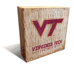 Virginia Tech Hokies Team Logo Block 6X6