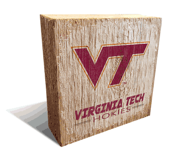 Virginia Tech Hokies Team Logo Block 6X6