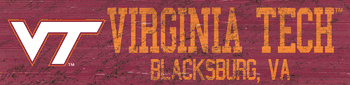 Virginia Tech Hokies Team Name Sign