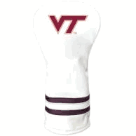 Virginia Tech Hokies Vintage Driver Headcover (White)