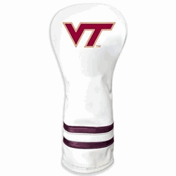 Virginia Tech Hokies Vintage Fairway Headcover (White)