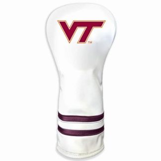 Virginia Tech Hokies Vintage Fairway Headcover (White)