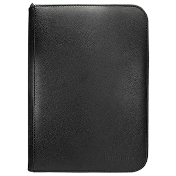 Vivid 4 Pocket Zippered PRO-Binder Black