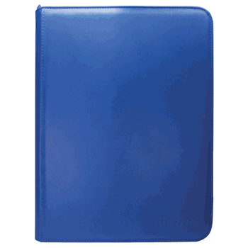 Vivid 9 Pocket Zippered PRO-Binder Blue