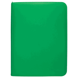 Vivid 9 Pocket Zippered PRO-Binder Green