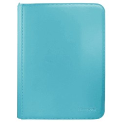Vivid 9 Pocket Zippered PRO-Binder Light Blue