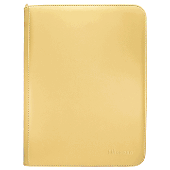 Vivid 9 Pocket Zippered PRO-Binder Yellow