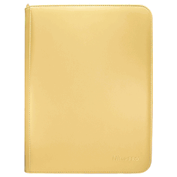 Vivid 9 Pocket Zippered PRO-Binder Yellow