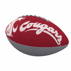 WA State Combo Logo Junior-Size Rubber Football