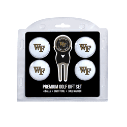 Wake Forest Demon Deacons 4 Ball Gift Set + Divot Tool & Marker