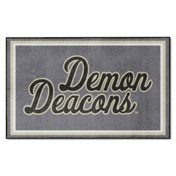 Wake Forest Demon Deacons 4ft. x 6ft. Plush Area Rug, Script Wordmark