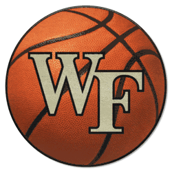 Wake Forest Demon Deacons Basketball Rug - 27in. Diameter