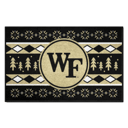 Wake Forest Demon Deacons Happy Holidays Starter Mat Accent Rug - 19in. x 30in.