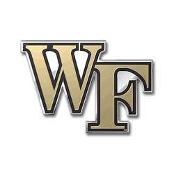 Wake Forest Demon Deacons Heavy Duty Aluminum Embossed Color Emblem