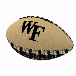 Wake Forest Demon Deacons Repeating Mini-Size Rubber Football