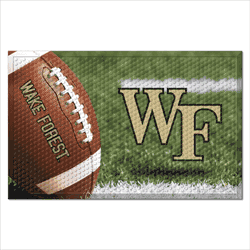 Wake Forest Demon Deacons Rubber Scraper Door Mat