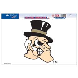 Wake Forest Demon Deacons Ultra Decal 11in x 17in