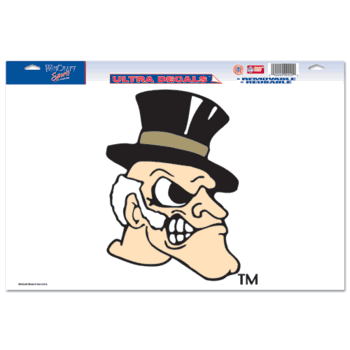 Wake Forest Demon Deacons Ultra Decal 11in x 17in