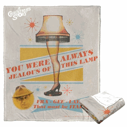 Warner Bros. A Christmas Story Always Jealous Silk Touch Throw Blanket 50x60 Inches