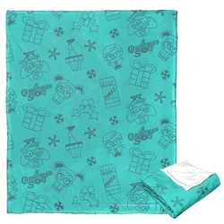 Warner Bros. A Christmas Story Blue Christmas Silk Touch Throw Blanket 50x60 Inches
