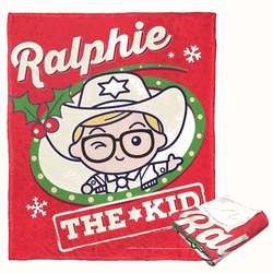 Warner Bros. A Christmas Story The Kid Silk Touch Throw Blanket 50x60 Inches