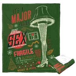 Warner Bros. A Christmas Story The Major Prize Silk Touch Throw Blanket 50x60 Inches