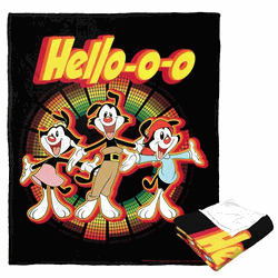 Warner Bros. Animaniacs Hellooo Silk Touch Throw Blanket 50x60 Inches